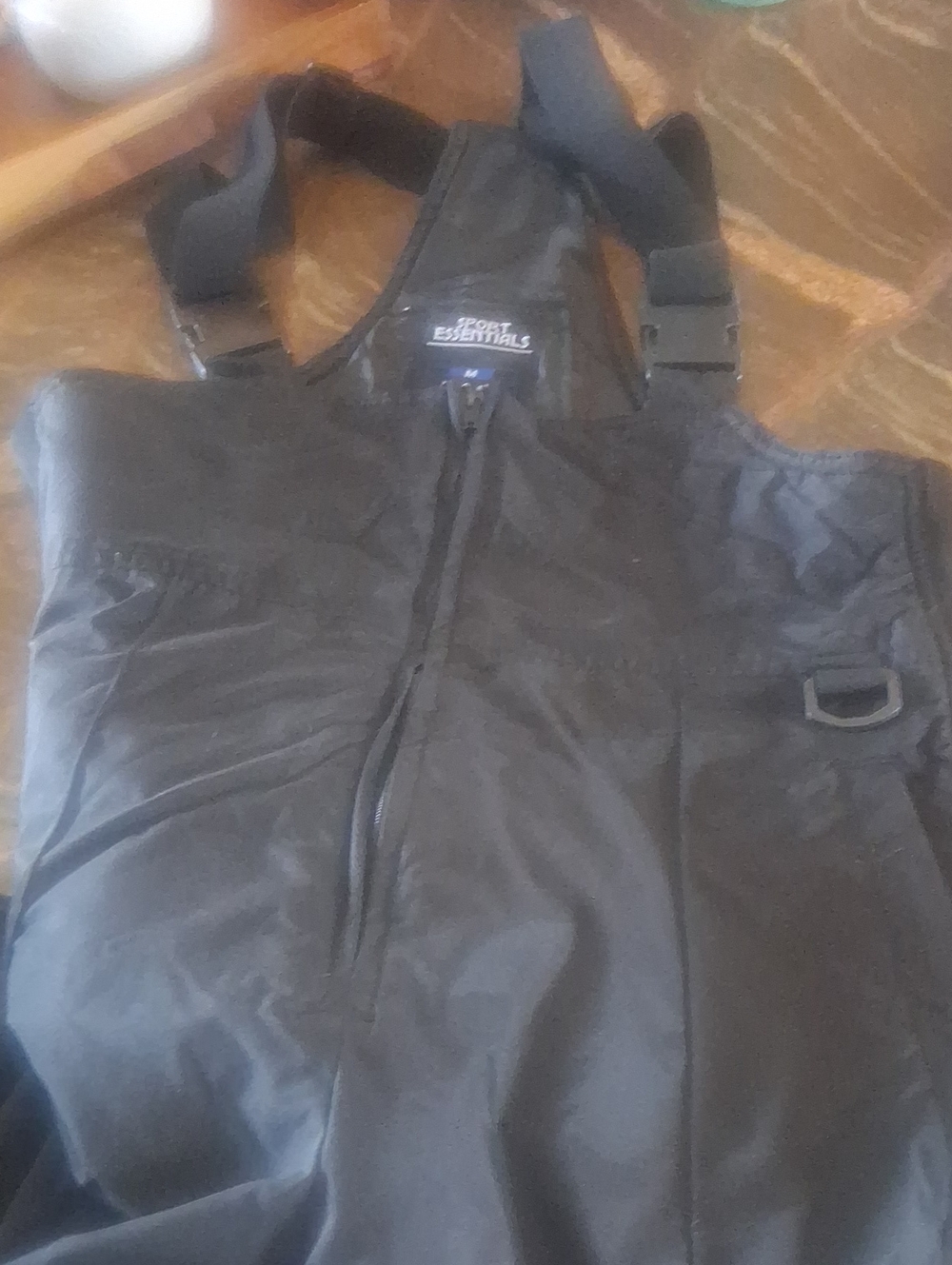 Sport Essentials Black Waterproof Bib Overalls